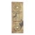 Aesthetic 8 In. Pressed Brass Door Push Plate For Sale