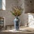 White Handmade Ceramic Imperial Palace Vase (60cm) Classic White Symmetrical Saz-Hatai Pattern For Sale - Image 8 of 12