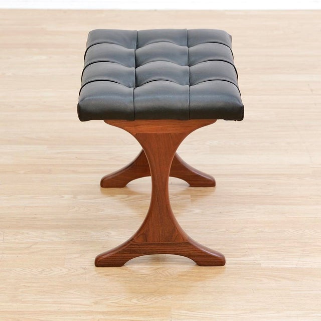 Wood Mid Century Vanity Stool by G Plan For Sale - Image 7 of 10
