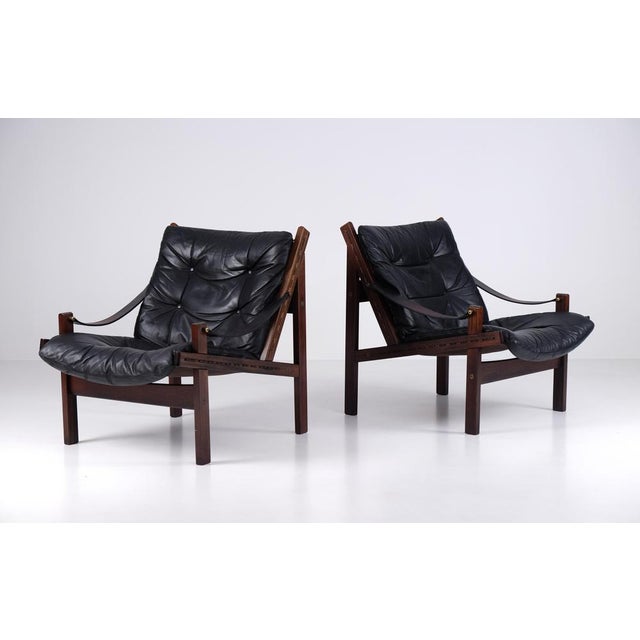 Hunter Easy Chair attributed to Torbjørn Afdal, 1960s For Sale - Image 6 of 14