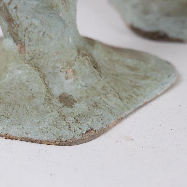 Papier Mâché Sculptures, Set of 3 For Sale - Image 5 of 9