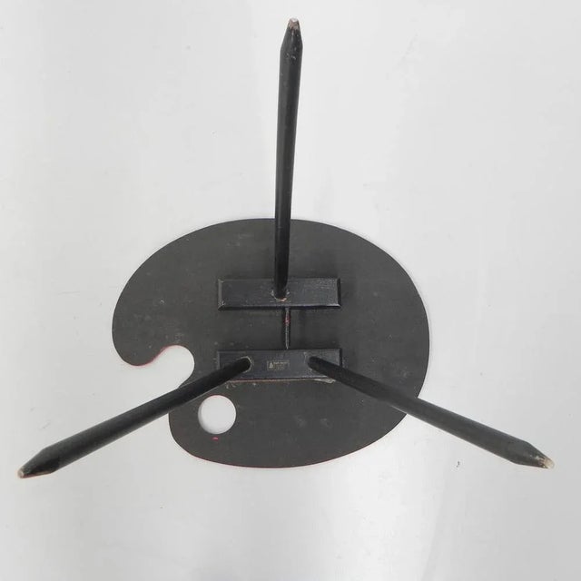 Painter's Palette Side Table by Lucien de Roeck for Bois Manu For Sale - Image 13 of 15