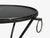 Black Jean-Michel Frank Style, Side Tables or Gueridons, Painted Iron, 20th C. For Sale - Image 8 of 12