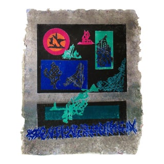 Ruth Leaf Untitled C. 1990 Original Print For Sale