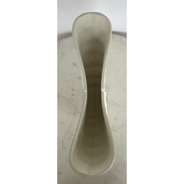 Global Views Global Views Modern White Atlantis Centerpiece For Sale - Image 4 of 4