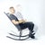 Iconic rocking chair by Varjosen Puunjalostus, Finland. Beautiful design with elegant, strong wood. Completely restored...