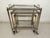 Vintage Gold Brass Nesting Tables, 1970s, Set of 3, in Good conditions. Designed 1970 to 1979