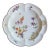 Antique 18th Century Vienna Porcelain Round Charger Platter With Floral Decoration For Sale