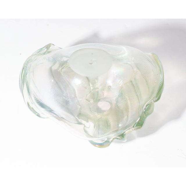 1981 Art Glass Vase by Frederick Warren For Sale - Image 4 of 8