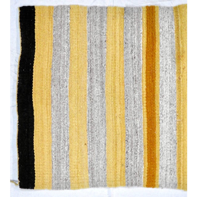 Textile Handwoven Regional Navajo Throw Rug, Circa 1950 For Sale - Image 7 of 8