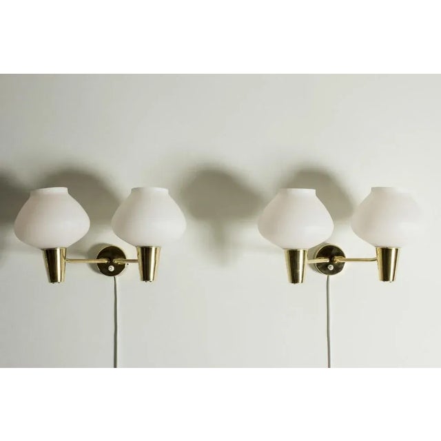 Metal Mid-Century Swedish Wall Lamps, Set of 2 For Sale - Image 7 of 7