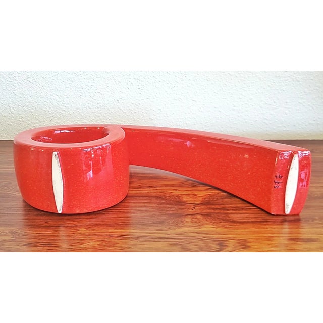 Roberto Rigon Loop-Form Ikebana Vase for Bertoncello For Sale In Austin - Image 6 of 7