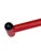 Vintage Memphis Style Red Metal Coat Rack | Postmodern Freestanding Hall Tree For Sale - Image 10 of 16