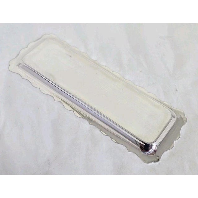 Vintage Sterling Silver Pen Tray from Francis Howard Ltd, Sheffield, 2000 For Sale - Image 9 of 13
