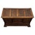 A substantial and highly decorative 18th-century English Georgian oak coffer, distinguished by its extensive carved...