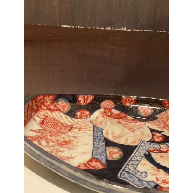 Antique Japanese Imari Porcelain Dish Period: Meiji Era (1868–1912) For Sale - Image 16 of 18