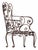 Metal Vintage Wrought Iron Garden Chairs, Set/3 For Sale - Image 7 of 12