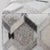 Contemporary Handmade Diamond Patchwork Cowhide Leather Ottoman Pouf 18x18x18 in Neutral For Sale - Image 3 of 5