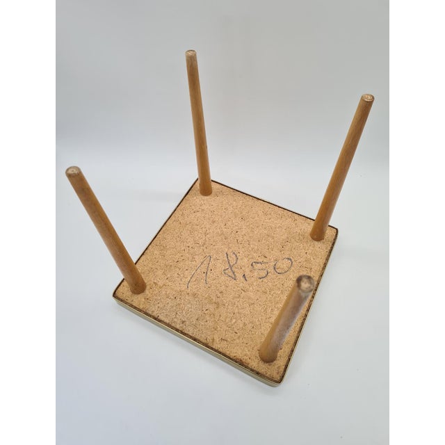 Small Mid-Century Modern Coffee Table with Ceramic Top, 1960s-1970s For Sale - Image 9 of 10