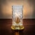 This Waterford Crystal Overture hurricane table lamp was produced in Ireland during the Late 20th Century. Crafted of...