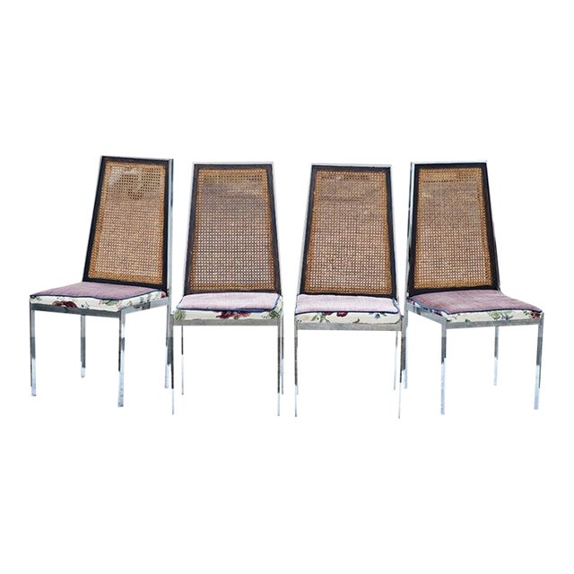 Set of 4 Vintage Mid Century Dining Chairs For Sale