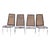 Set of 4 Vintage Mid Century Dining Chairs For Sale