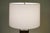 Coffee Laurel Mid Century Tiki Modern Carved Walnut Tropical Leaf Column Table Lamp 1960's For Sale - Image 8 of 9