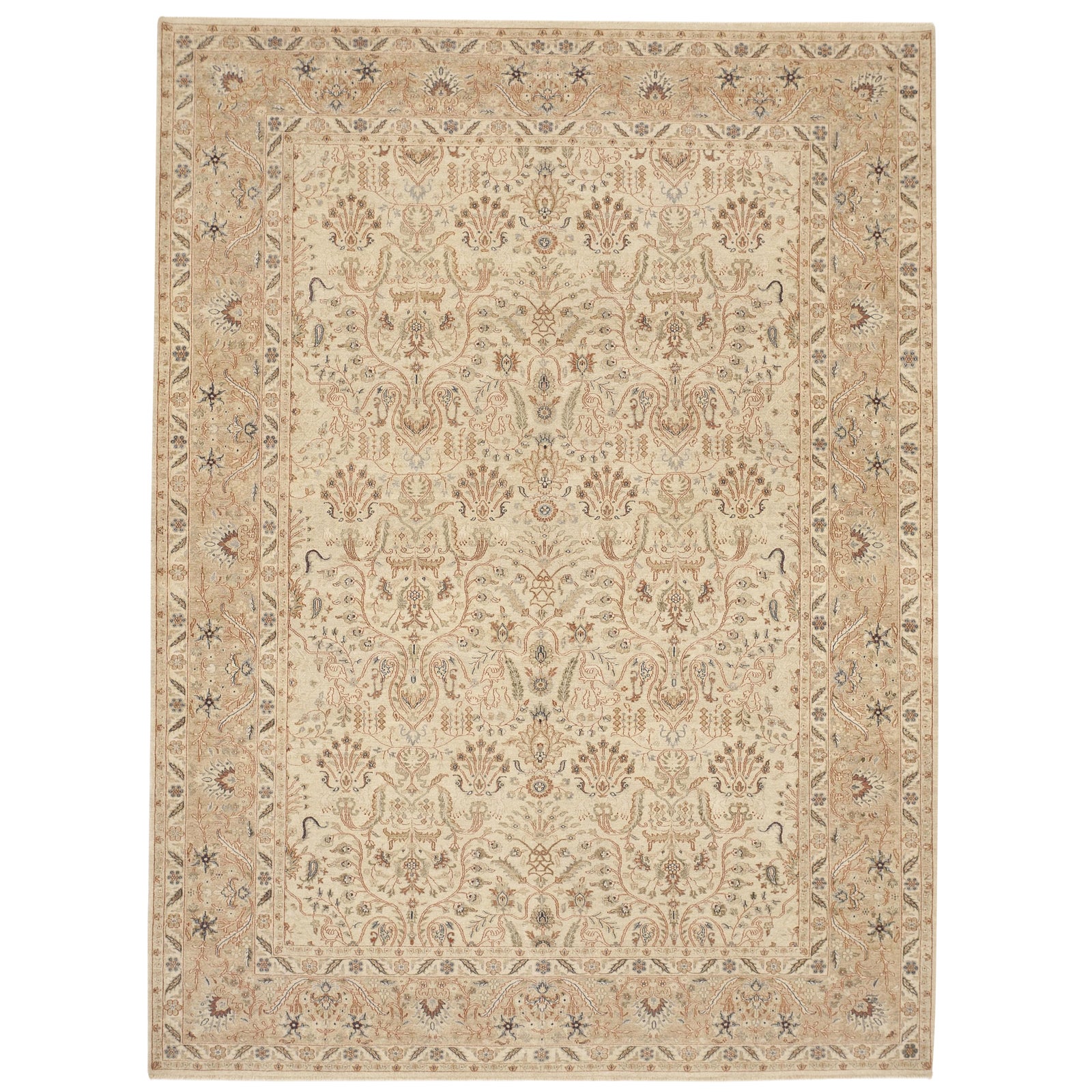 Handmade Indian Rug 8'10"x 11'8" Chairish