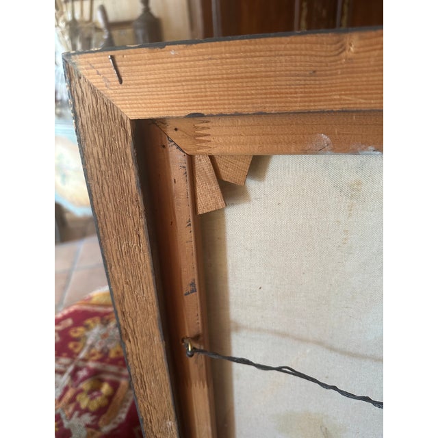 1990s Roberto Lauro Framed Oil Painting For Sale - Image 5 of 10