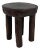 African Carved Wood Milk Stool Hehe Gogo People Tanzania 10" H For Sale