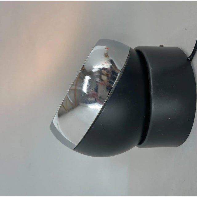 Metal Mid-Century Ceiling Light attributed to Napako, Czechoslovakia, 1960s For Sale - Image 7 of 11