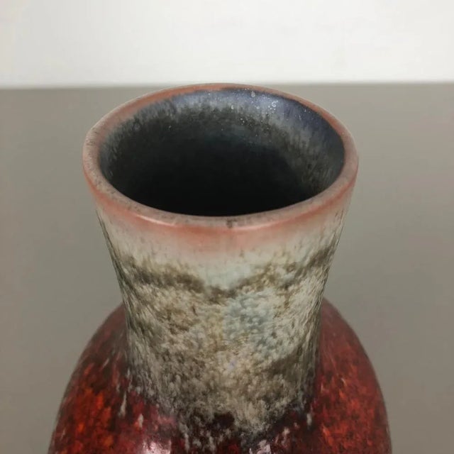 Abstract Ceramic Pottery Vase from Karlsruher Majolika, Germany, 1950s For Sale - Image 11 of 17
