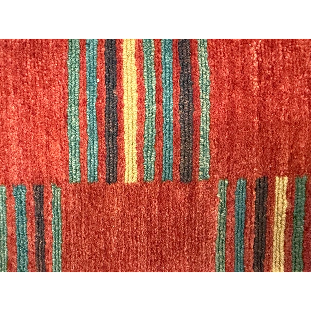 2ft × 3ft 2in Handwoven Flatweave Patchwork Kilim Area Rug For Sale - Image 10 of 12