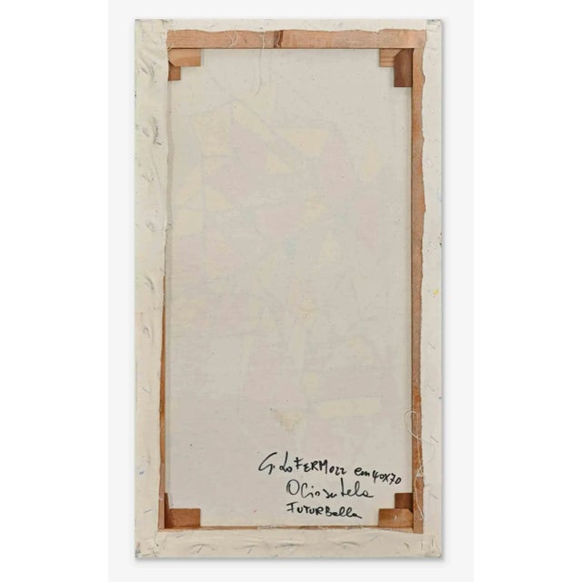 Giorgio Lo Fermo, Futurballa, Original Oil on Canvas, 2022 For Sale - Image 3 of 4