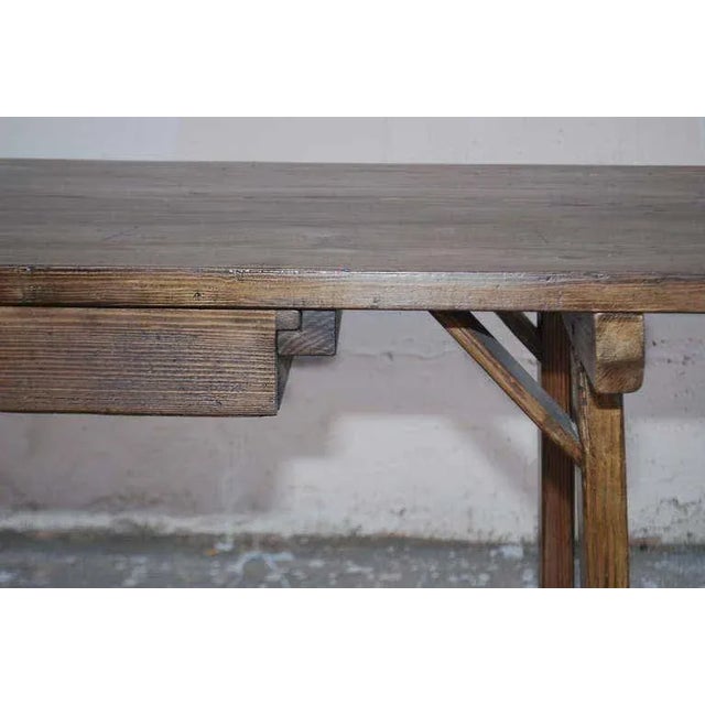 Not Yet Made - Made To Order Fir Work Table with Two Drawers by Petersen Antiques For Sale - Image 5 of 10