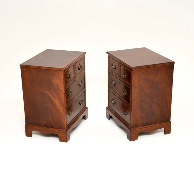 Antique Georgian Bedside Chests, 1900s, Set of 2 For Sale - Image 3 of 10