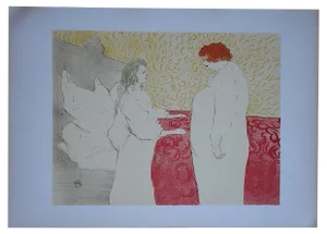Vintage Lithograph "Elles [Women]" by Lautrec