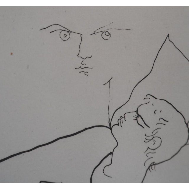 Jean Cocteau, The Ball of Count d'Orgel, Solitude and Reveries, Original Engraving For Sale - Image 5 of 6