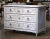 Decorate a bedroom or a living room with this elegant antique chest of drawers. Crafted in France, circa 1780, the cabinet...