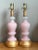 Pink Vintage Pink Murano Blown Glass Table Lamps - Pair For Sale - Image 8 of 12