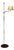 Adjustable Wrought Iron Floor Lamp For Sale