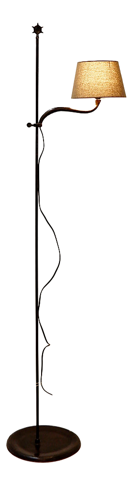 Adjustable Wrought Iron Floor Lamp