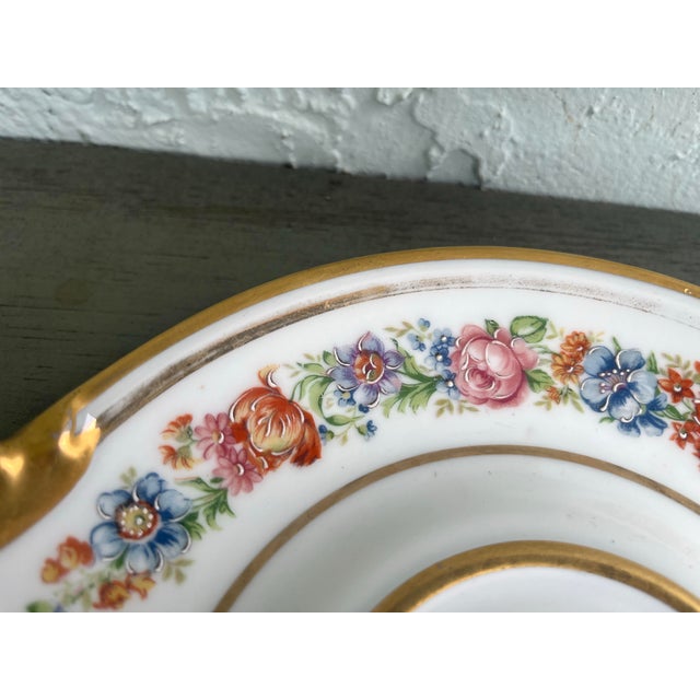 1950s Limoges France Paul P. Lastaud Soup Tureen With Underplate For Sale - Image 10 of 10