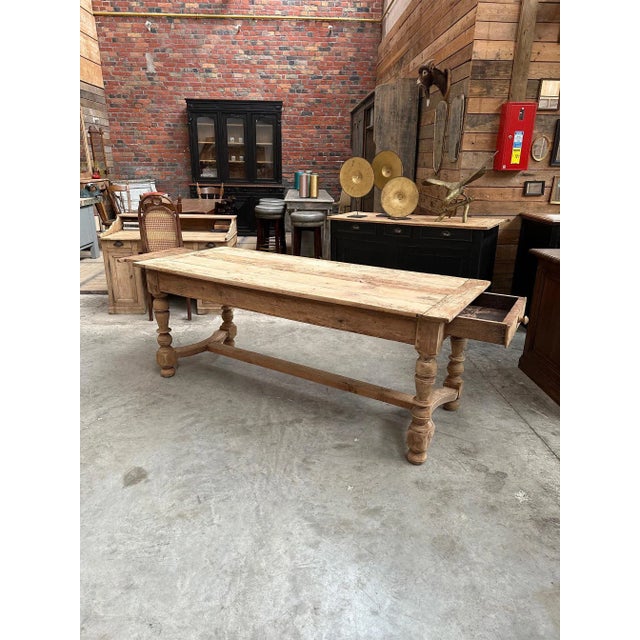 19th Century Farmhouse Table For Sale - Image 13 of 18