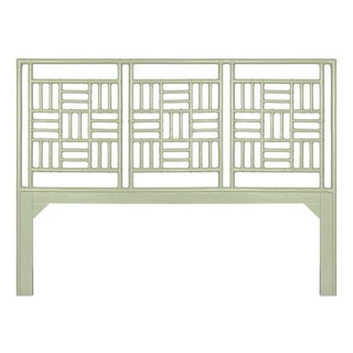 Finn Headboard King - Celery Green For Sale