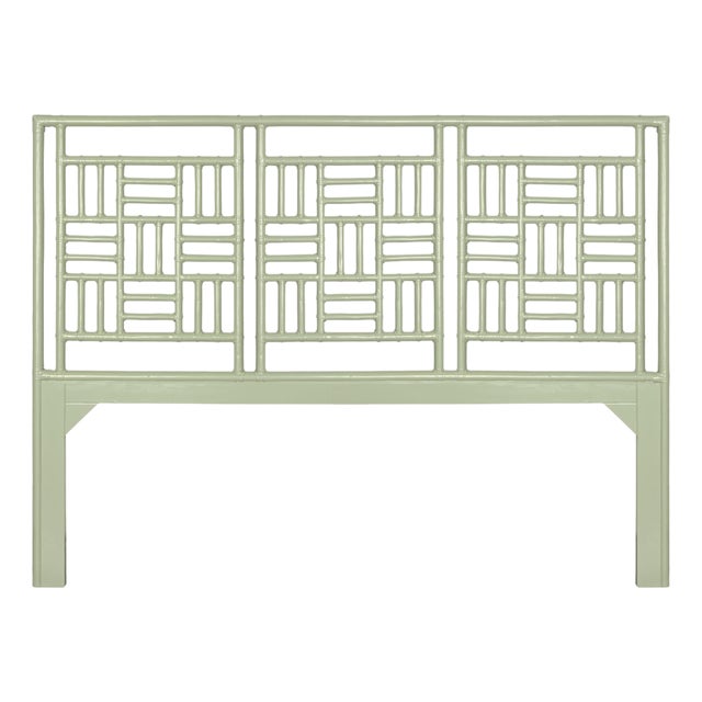 Finn Headboard King - Celery Green For Sale