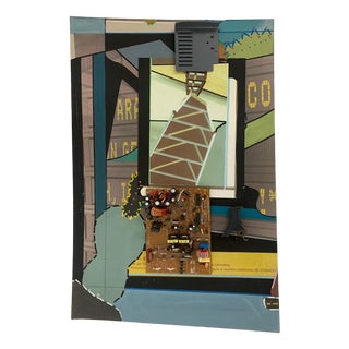 Renato Volpini, Composition with Circuit Boards, 1970s, Mixed Media For Sale