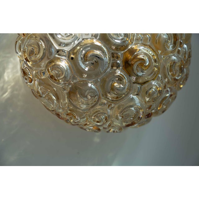 Vintage Bubble Glass Flush Mounts attributed to Helena Tynell, 1960s, Set of 2 For Sale - Image 10 of 15