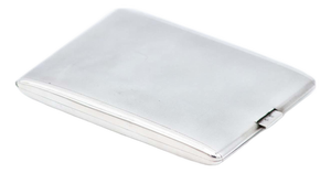 Guilloche Silver Cigarette Case