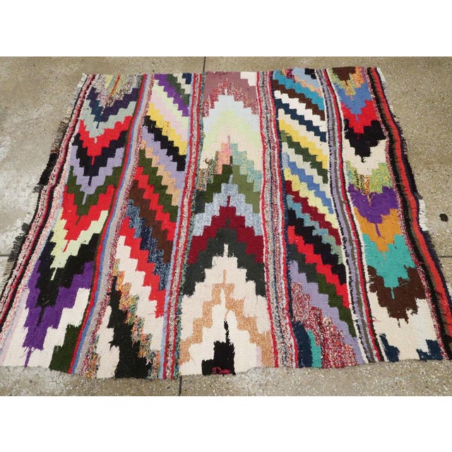 Textile Galerie Shabab Collection Mid-20th Century Persian Flatweave Kilim Rug For Sale - Image 7 of 10